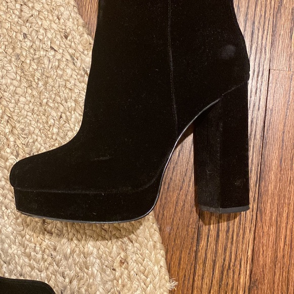 Who What Wear Platform Suede Boots - Picture 2 of 8